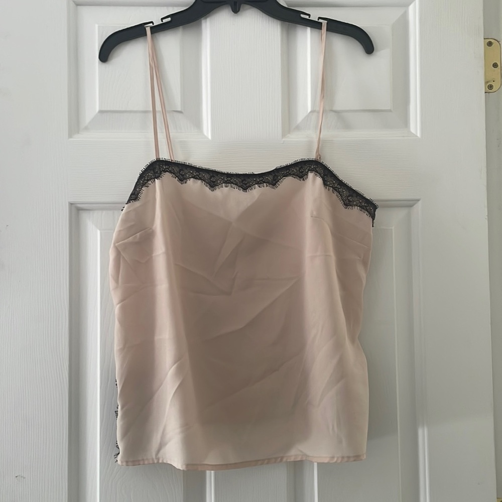 Lace & Mesh lace trim cami